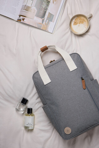 VINGA Sortino RCS Rucksack grau bedrucken, Art.-Nr. V7600102 VINGA Sortino RCS Rucksack grau bedrucken, Art.-Nr. V7600102