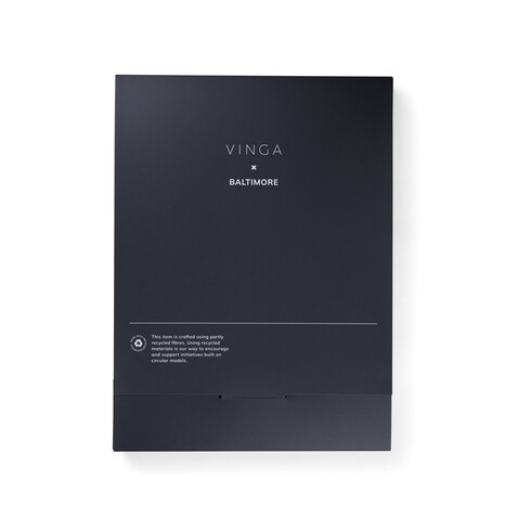 VINGA Baltimore RCS A4 Portfolio schwarz bedrucken, Art.-Nr. V7720101 VINGA Baltimore RCS A4 Portfolio schwarz bedrucken, Art.-Nr. V7720101