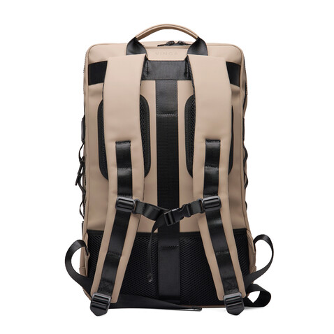 VINGA Baltimore RCS Abenteuer-Rucksack greige bedrucken, Art.-Nr. V7750119