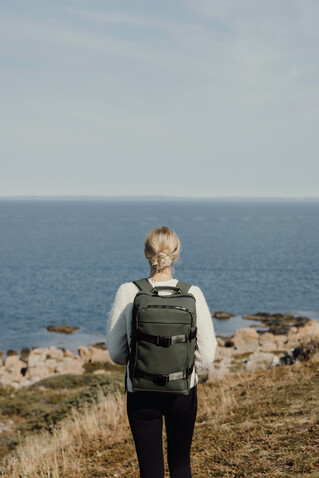 VINGA Baltimore RCS Abenteuer-Rucksack grün bedrucken, Art.-Nr. V7750107