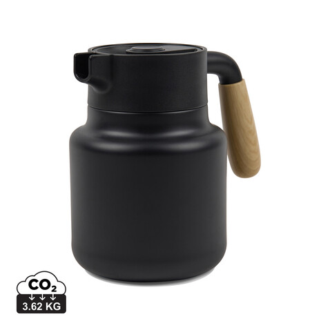 VINGA Arbe RCS Isolierkanne 1200ml schwarz, schwarz bedrucken, Art.-Nr. V4290001 VINGA Arbe RCS Isolierkanne 1200ml schwarz, schwarz bedrucken, Art.-Nr. V4290001
