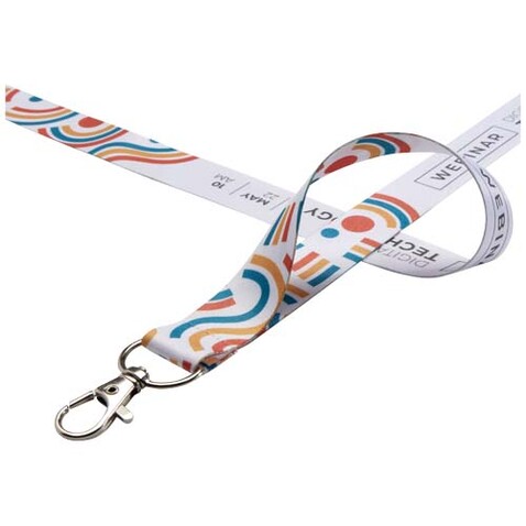 Addie Sublimation Lanyard mit Sicherheitsverschluss, weiss, weiss, 25mm bedrucken, Art.-Nr. 1PL0051H Addie Sublimation Lanyard mit Sicherheitsverschluss, weiss, weiss, 25mm bedrucken, Art.-Nr. 1PL0051H