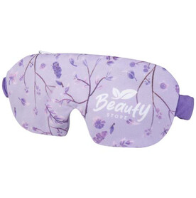 Luna Sublimation Augenmaske mit Lavendelfüllung, weiss bedrucken, Art.-Nr. 1PL06601
