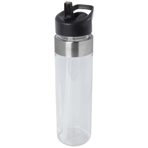 Dylan 650 ml Tritan Flasche mit Ausgussdeckel, transparent klar bedrucken, Art.-Nr. 10082401