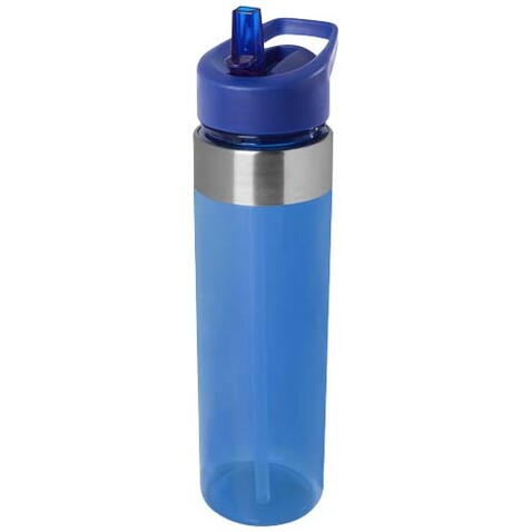 Dylan 650 ml Tritan Flasche mit Ausgussdeckel, blau bedrucken, Art.-Nr. 10082452