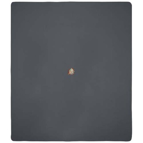 Huggy Fleecedecke mit Hülle 220 × 250 cm, grau bedrucken, Art.-Nr. 11333182