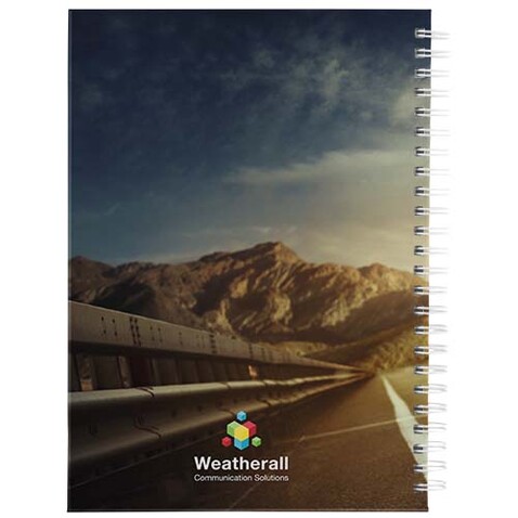 Desk-Mate® A5 Hardcover Tagebuch, undatiert, weiss bedrucken, Art.-Nr. 21023001