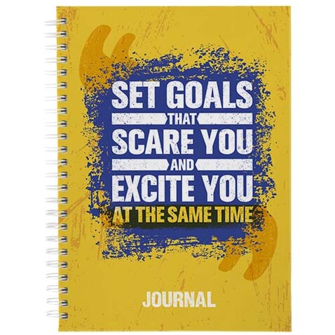 Desk-Mate® A5 Hardcover Journal, weiss bedrucken, Art.-Nr. 21023101