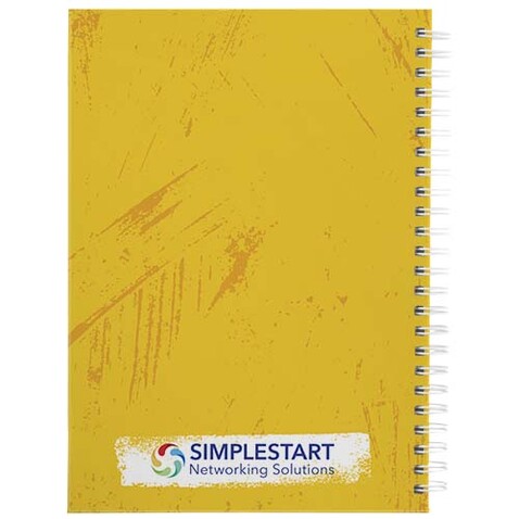 Desk-Mate® A5 Hardcover Journal, weiss bedrucken, Art.-Nr. 21023101