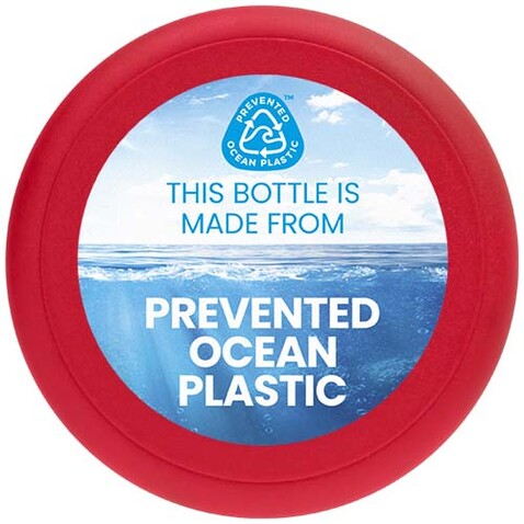 H2O Active® Eco Base 650 ml Sportflasche mit Drehdeckel, transparent, rot bedrucken, Art.-Nr. 21043594 H2O Active® Eco Base 650 ml Sportflasche mit Drehdeckel, transparent, rot bedrucken, Art.-Nr. 21043594