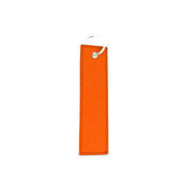 Kofferanhänger mit Schlüsselring - Orange bedrucken, Art.-Nr. LT99645-N0026