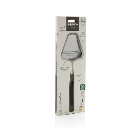 BOSKA Käsehobel Milano+ Stahl, schwarz bedrucken, Art.-Nr. RB307410