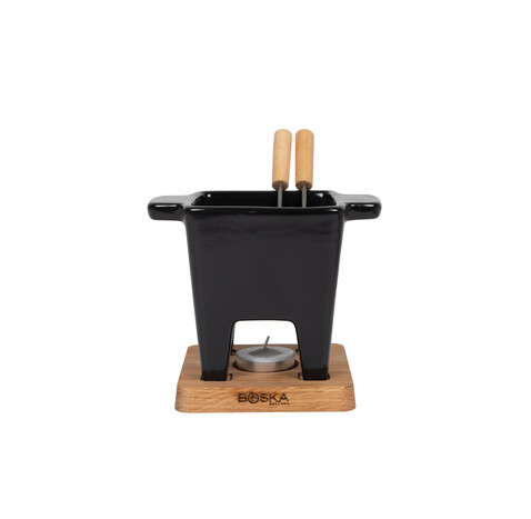 BOSKA Tapas Fondue Nero, 300 ml schwarz, braun bedrucken, Art.-Nr. RB853530