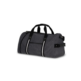Seesack aus recyceltem Baumwoll-Canvas Harper - Dunkelgrau bedrucken, Art.-Nr. LT95298-N0060