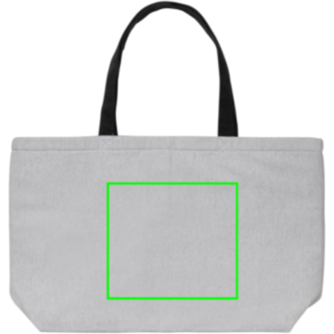 Impact Aware™ 285g/m² große, ungefärbte Rcanvas-Kühltasche grau bedrucken, Art.-Nr. P422.482