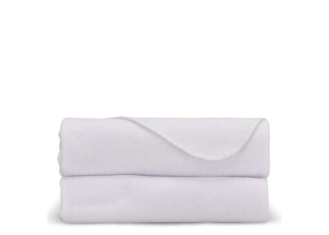 fleece blanket 290 gsm 130x170 cm - Weiss bedrucken, Art.-Nr. LT90102-N0001
