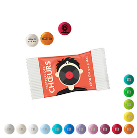 Personalisierte M&amp;amp;M&amp;#039;S® Papier, 7 g bedrucken, Art.-Nr. 110734030