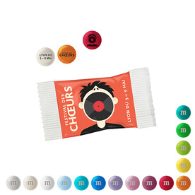 Personalisierte M&amp;amp;M&amp;#039;S® Papier, 7 g bedrucken, Art.-Nr. 110734030