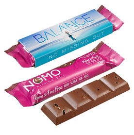 Veganer NOMO-Schokoriegel bedrucken, Art.-Nr. 110742007