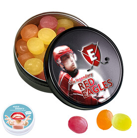 Black/White Dose Fruchtbonbons bedrucken, Art.-Nr. 110764001