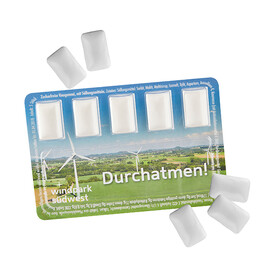 Smart Card mit Kaugummi bedrucken, Art.-Nr. 110770100 Smart Card mit Kaugummi bedrucken, Art.-Nr. 110770100