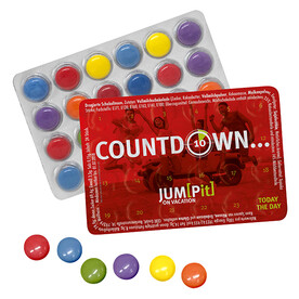 Kl. Event-Kalender d.W. Schokolinsen bedrucken, Art.-Nr. 110770200