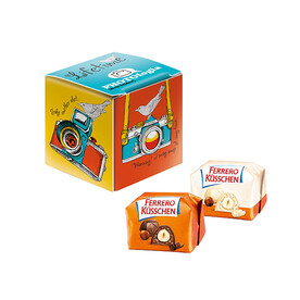 Mini Promo-Würfel Ferrero Küsschen bedrucken, Art.-Nr. 110775001