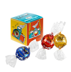 Mini Promo-Würfel Lindor Mix bedrucken, Art.-Nr. 110775060