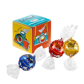 Mini Promo-Würfel Lindor Mix bedrucken, Art.-Nr. 110775060