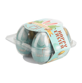 4er Eier-Box m. Banderole bedrucken, Art.-Nr. 110792100