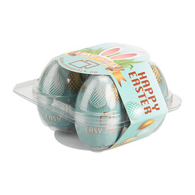 4er Eier-Box m. Banderole bedrucken, Art.-Nr. 110792100