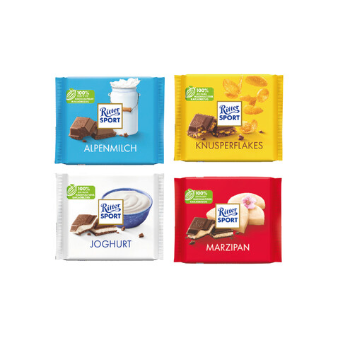 RITTER SPORT MIT WERBEBANDEROLE bedrucken, Art.-Nr. 91296