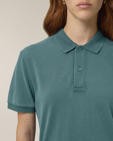 Coaster Vintage - Das Garment-Dyed Unisex-Polo - G. Dyed Hydro - XL bedrucken, Art.-Nr. STPU252C1021X