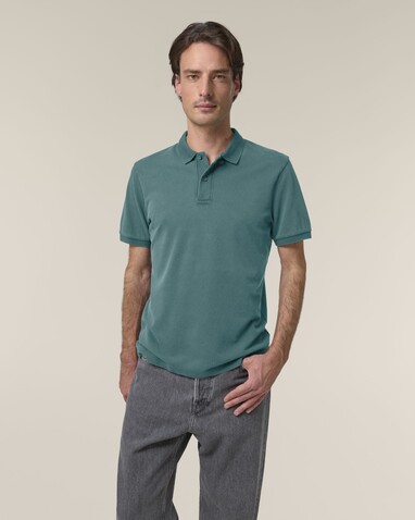 Coaster Vintage - Das Garment-Dyed Unisex-Polo - G. Dyed Hydro - XXL bedrucken, Art.-Nr. STPU252C1022X