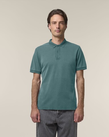 Coaster Vintage - Das Garment-Dyed Unisex-Polo - G. Dyed Hydro - XL bedrucken, Art.-Nr. STPU252C1021X