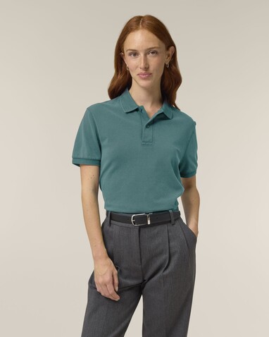 Coaster Vintage - Das Garment-Dyed Unisex-Polo - G. Dyed Hydro - XS bedrucken, Art.-Nr. STPU252C102XS