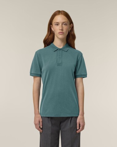 Coaster Vintage - Das Garment-Dyed Unisex-Polo - G. Dyed Hydro - XXS bedrucken, Art.-Nr. STPU252C1022S