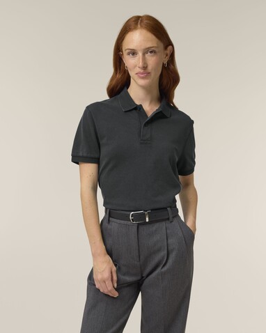 Coaster Vintage - Das Garment-Dyed Unisex-Polo - G. Dyed Black Rock - M bedrucken, Art.-Nr. STPU252C1401M Coaster Vintage - Das Garment-Dyed Unisex-Polo - G. Dyed Black Rock - M bedrucken, Art.-Nr. STPU252C1401M