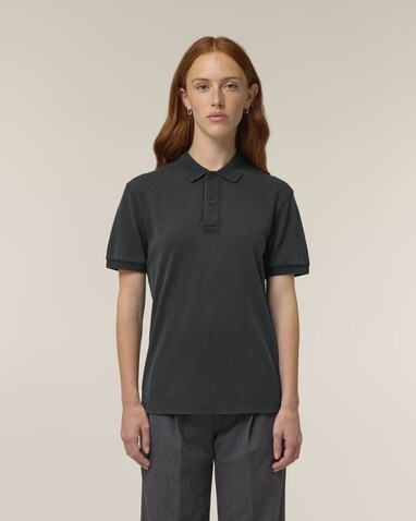 Coaster Vintage - Das Garment-Dyed Unisex-Polo - G. Dyed Black Rock - XL bedrucken, Art.-Nr. STPU252C1401X