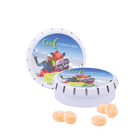 Quick Box, weiß, Honig Bonbons bedrucken, Art.-Nr. 1012.00022