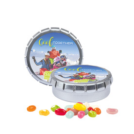 Quick Box, silber, Jelly Beans bedrucken, Art.-Nr. 1012.00026