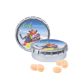 Quick Box, silber, Honig Bonbons bedrucken, Art.-Nr. 1012.00027
