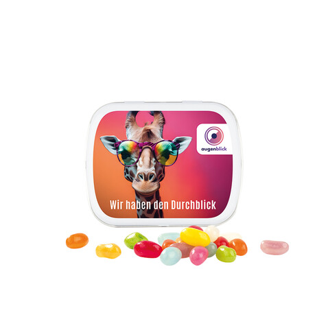 Klappdose, weiß, American Style Jelly Beans bedrucken, Art.-Nr. 1015.00062