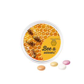 Midi Dose, weiß, Mentos Kaudragee Fruit bedrucken, Art.-Nr. 1017.00013