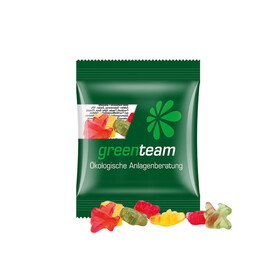 Minitüte,10 g, kompostierbare Folie transparent, Trolli Fruchtgummi Flugzeuge bedrucken, Art.-Nr. 1021.00249 Minitüte,10 g, kompostierbare Folie transparent, Trolli Fruchtgummi Flugzeuge bedrucken, Art.-Nr. 1021.00249