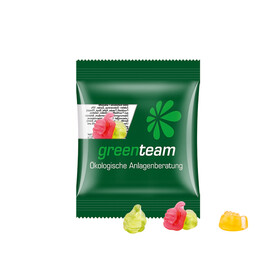 Minitüte,10 g, kompostierbare Folie transparent, Trolli Fruchtgummi Daumen bedrucken, Art.-Nr. 1021.00258 Minitüte,10 g, kompostierbare Folie transparent, Trolli Fruchtgummi Daumen bedrucken, Art.-Nr. 1021.00258