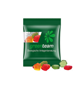 Minitüte,15 g, kompostierbare Folie transparent, Trolli Fruchtgummi Haus bedrucken, Art.-Nr. 1021.00265 Minitüte,15 g, kompostierbare Folie transparent, Trolli Fruchtgummi Haus bedrucken, Art.-Nr. 1021.00265