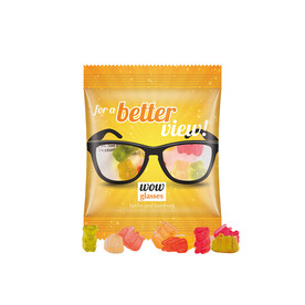 Minitüte, 7 g, Folie transparent, Basic Bärchen mini bedrucken, Art.-Nr. 1021.00391