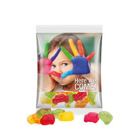 Maxitüte, Folie transparent, Trolli Fruchtgummi Auto-Mischung bedrucken, Art.-Nr. 1024.00030