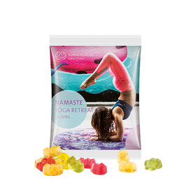 Maxitüte, Folie weiß, Trolli Premium Bärchen bedrucken, Art.-Nr. 1024.00051
